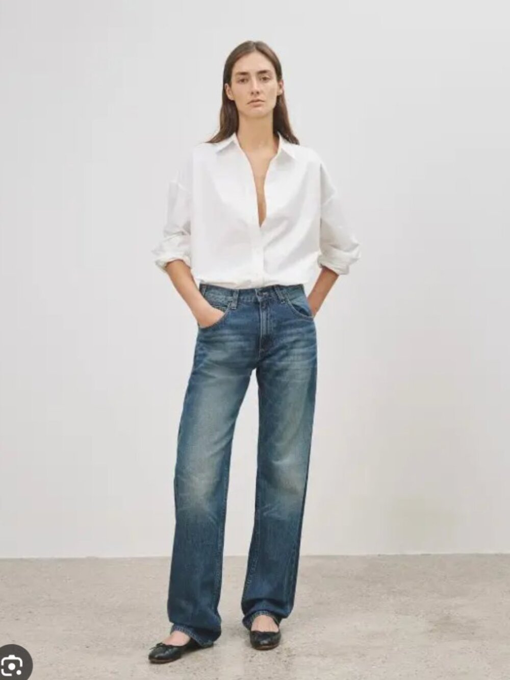 Nili Lotan Taylor Jeans - Straight Leg, Relaxed Fit - Size 26
